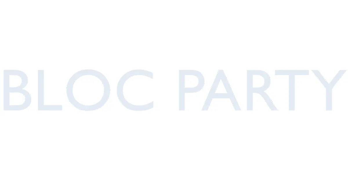 Bloc Party promotional artist image.