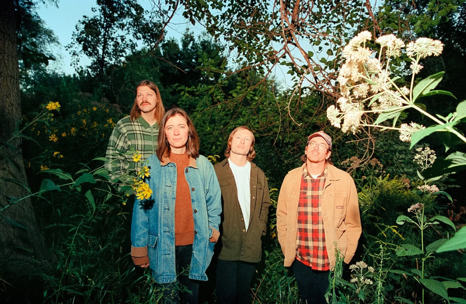 Ratboys in a promotional band photograph by Miles Kalchik.