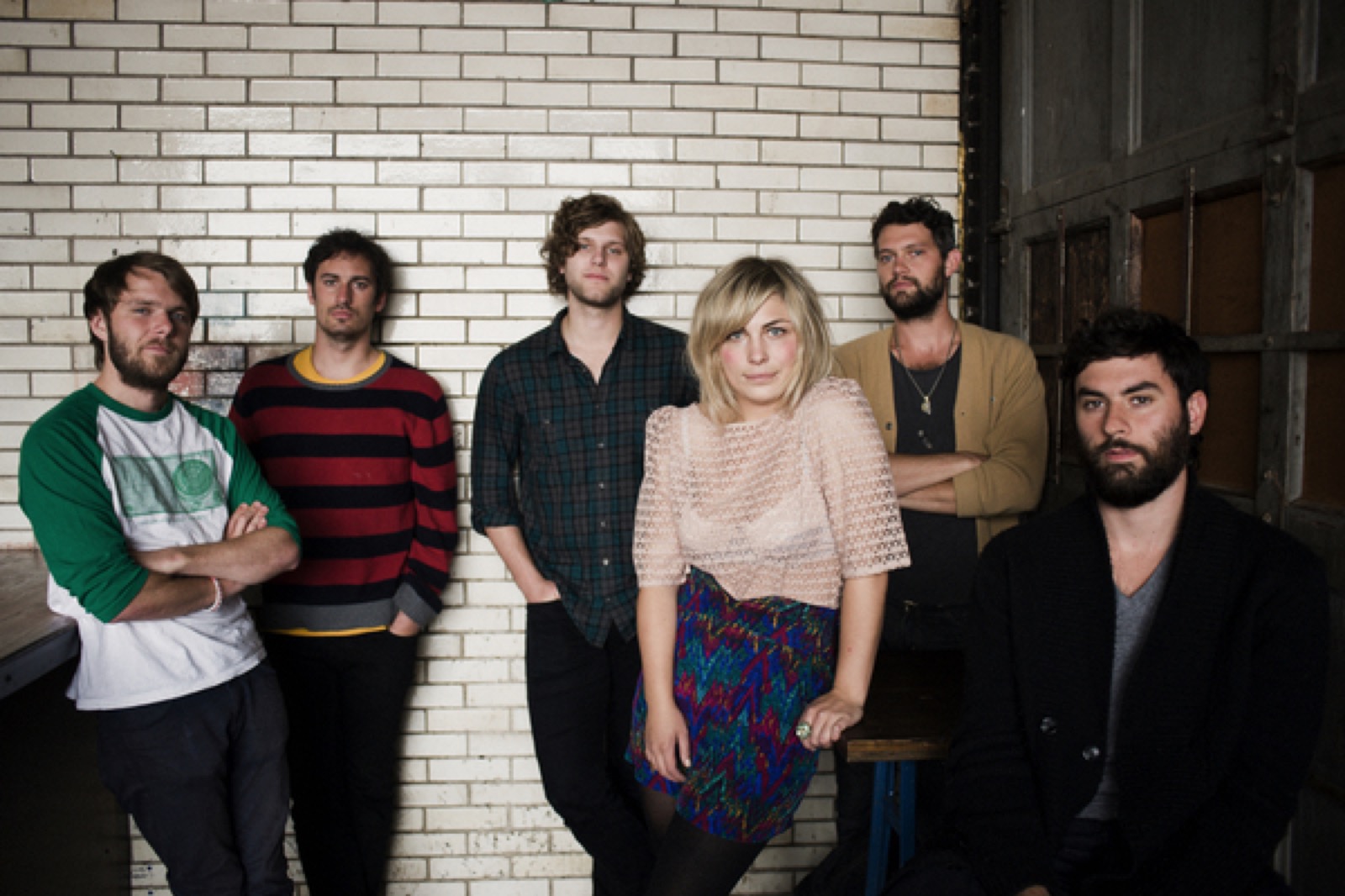 The Head and the Heart promotional photograph by Shawn Brackbill.